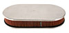 15" x 2" Oval HPR Air Cleaner Smooth Polished Aluminum - image 1