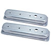Polished Aluminum Valve Covers 1987-1995 Small Block Chevy (Centerbolt) Stock Height Ball Milled - image 1