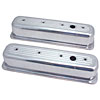 Polished Aluminum Valve Covers 1987-1995 Small Block Chevy (Centerbolt) Tall Ball Milled - image 1