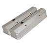 VALVE COVERS FABRICATED ALUMINUM - SMALL BLOCK CHEVY TALL W/RAILS - image 1