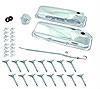 Engine Dress Up Kit Steel, Chrome, Flames - image 1