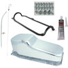 Chrome Oil Pan Kit 1986-Up Small Block Chevy Includes: - image 1