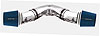 Quikit Dual 90° Plenum Kit 45° Tubes, Plenum, Couplers & Clamps - image 1