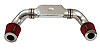 Quikit Dual 180° Low Profile Plenum Kit 45° x 90° Tubes, Plenum, Coupler & Clamps - image 1