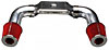 Quikit Dual 180° Low Profile Plenum Kit 90° Tubes, Plenum, Coupler & Clamps - image 1