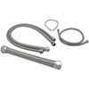 Magna-Pak Braided Hose Kit Chrome Fittings - image 1
