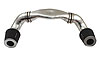 Quikit Dual 180° Low Profile Plenum Kit 45° x 90° Tubes, Plenum, Coupler & Clamps - image 1