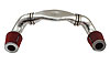 Quikit Dual 180° Low Profile Plenum Kit 45° x 90° Tubes, Plenum, Coupler & Clamps - image 1