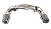 Quikit Dual 180° Low Profile Plenum Kit 45° x 90° Tubes, Plenum, Coupler & Clamps - image 1