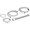 Magna-Pak Braided Hose Kit Chrome Fittings - image 1