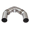Quikit Dual 90° Plenum Kit 45° Tubes, 6" Tubes, Plenum, Couplers & Clamps - image 1