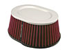 LOW PROFILE OVAL 4 hpR CONE FILTER - RED - image 1