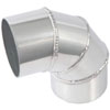 90 o Elbow Intake Tube 2.5" diameter - image 1