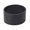 3.5 x2 SILICONE COUPLER BLACK - image 1