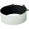 Low Profile Collar Clamp Fits 4" Tubing - image 1