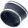Air Duct Reducer Adapts 5.2" x 3.1" oval to 4" round - image 1