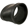 Air Duct Reducer Adapts 5.2" x 3.1" oval to 4" round - image 1