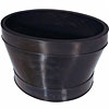 Air Duct Reducer Adapts 5.2" x 3.1" oval to 4" round - image 2