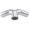 Aluminum Y-Pipe 4" diameter tubing - image 1