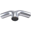 Aluminum Y-Pipe 4" diameter tubing - image 1