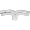 Aluminum Y-Pipe 4" diameter tubing - image 1