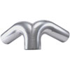 Aluminum Y-Pipe 4" diameter tubing - image 1