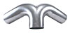 Aluminum Y-Pipe 4" diameter tubing - image 1