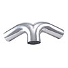 Aluminum Y-Pipe 4" diameter tubing - image 1