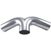 Aluminum Y-Pipe 4" diameter tubing - image 1