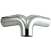 Aluminum Y-Pipe 4" diameter tubing - image 1