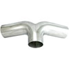 Aluminum Y-Pipe 4" diameter tubing - image 1