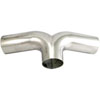 Aluminum Y-Pipe 4" diameter tubing - image 1