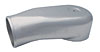 Single Plenum Powder Coated Silver Crinkle Finish Inlet 4" Tall 3.5" CFM Rating 900 - image 1