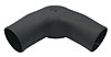 Dual Plenum Powder Coated Black Crinkle Finish Inlets 4" - image 1