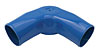 Dual Plenum Powder Coated Blue Inlets 4" - image 1