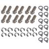 Locking Header Bolts Chevy Corvette 1984-95 W/OEM Headers (12) 3/8-16x2" bolts 12pt - image 1