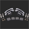 Single-Piston Caliper Kit Includes Calipers, Slider Assembies, and Organic Pads - image 1