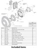 B2709WC Street 11 in. Rear Brake Kit for Late Big Ford Housing Ends - image 2