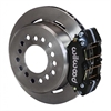 Street Rear Brake Kit Late Big Ford Housing Ends 873-H1137 with Staggered Shocks - image 1