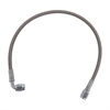 Pre-made 16-in steel braid line w-3 ends - image 1