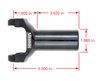 Billet Chrome Moly 2-Piece 1350 Series Transmission Yoke - image 2