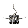 Stainless Steel Cat-Back Exhaust System w/ Carbon Fiber Tips, 2017-2020 Honda Civic Type R 2.0L Turbo - image 1