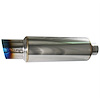 Universal Muffler w/ Titanium Burnt Tip, 2 3/8 in.Inlet - image 1