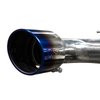 Performance Stainless Steel Cat-Back Exhaust System w/ Burnt Titanium Tips, 2020-2021 Toyota GR Supra 3.0L Turbo (A90/A91) - image 2