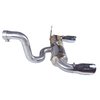Performance Polished Dual Axle Back Exhaust System, 2018-2021 Jeep Wrangler JL 3.6L, 2018-2021 Jeep Wrangler JL 2.0L Turbo - image 2