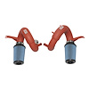 Wrinke Red SP Short Ram Air Intake System, 2018-2022 KIA Stinger V6-3.3L Twin Turbo - image 1