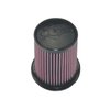 8-Layer Oiled Cotton Gauze Air Filter, 4 in. Flange ID, 6 in. Twist Lock Base, 6.30 in. Media Height, 4 in. Top - image 2