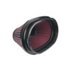 8-Layer Oiled Cotton Gauze Air Filter, 8.50 x 5.63 in.; Oval ID, 9.920 x 7.170 in.; Oval Base, 5.70 in. Media Height - image 3