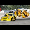 Pro-Stock JEGS Parachute Yellow Canopy with Black JEGS Logo (printed on outside of canopy only)