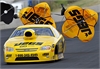 Pro Stock Chute Yellow Canopy w/ Black JEGS Logo (printed on inside & outside of canopy) - image 1